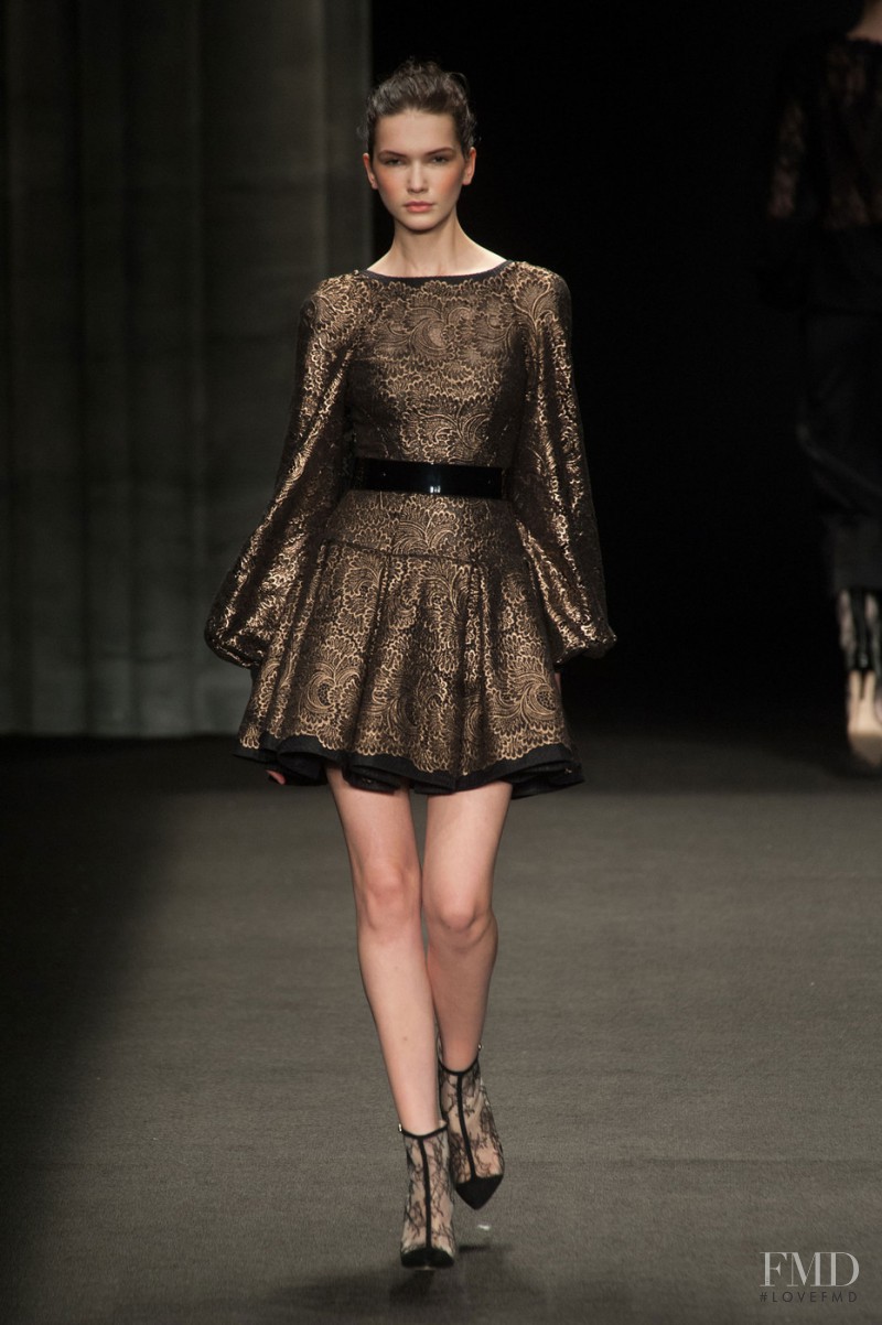 Monique Lhuillier fashion show for Autumn/Winter 2014