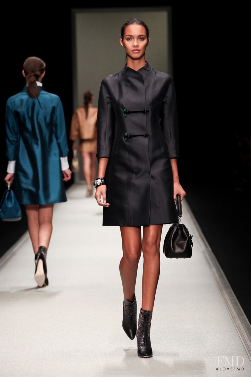 Lais Ribeiro featured in  the Shiatzy Chen fashion show for Autumn/Winter 2013