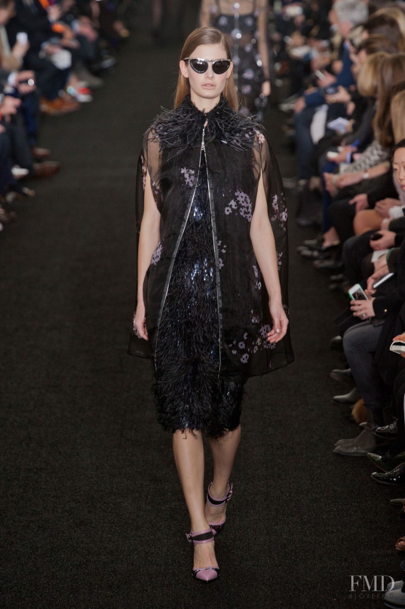 Ophélie Guillermand featured in  the Erdem fashion show for Autumn/Winter 2013