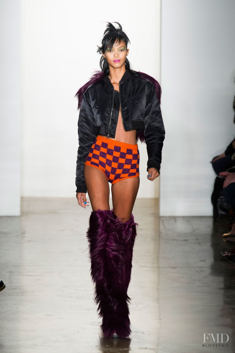 Lais Ribeiro featured in  the Jeremy Scott fashion show for Autumn/Winter 2013