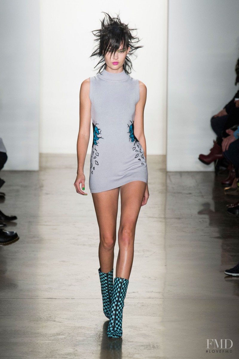 Josephine Skriver featured in  the Jeremy Scott fashion show for Autumn/Winter 2013