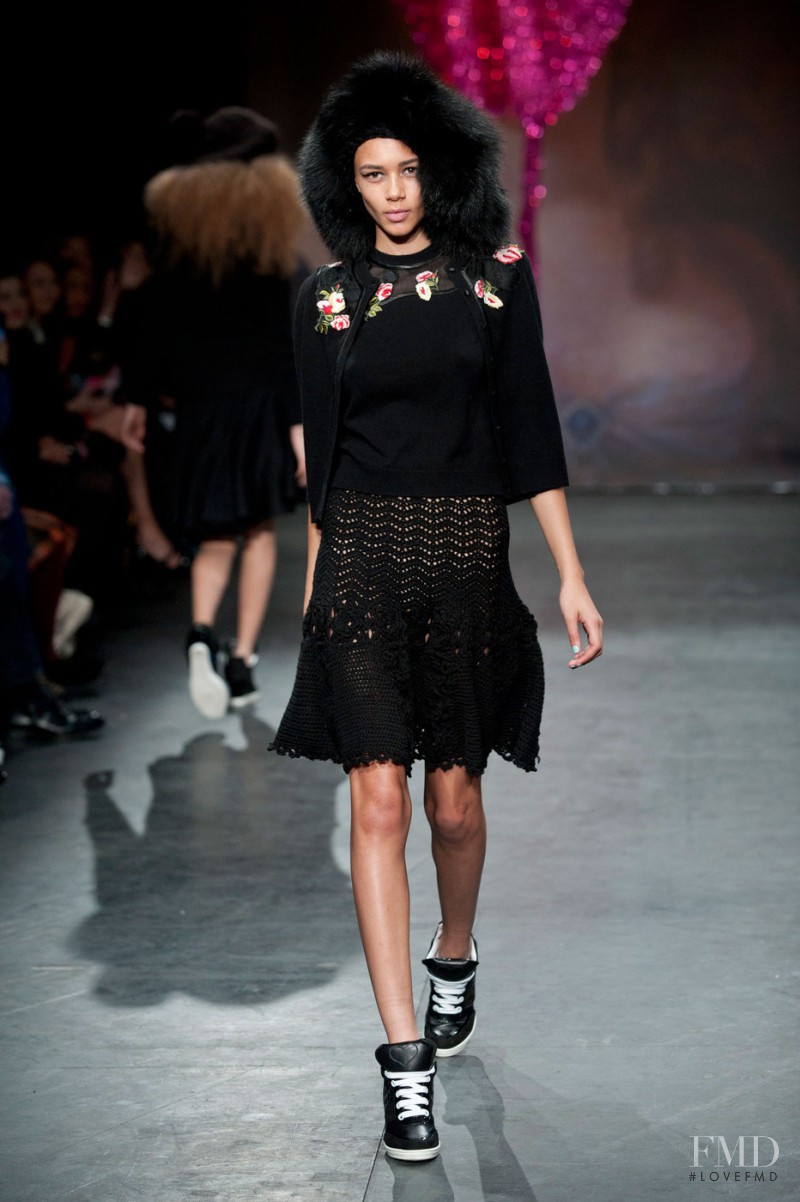 Binx Walton featured in  the Sister by Sibling fashion show for Autumn/Winter 2013