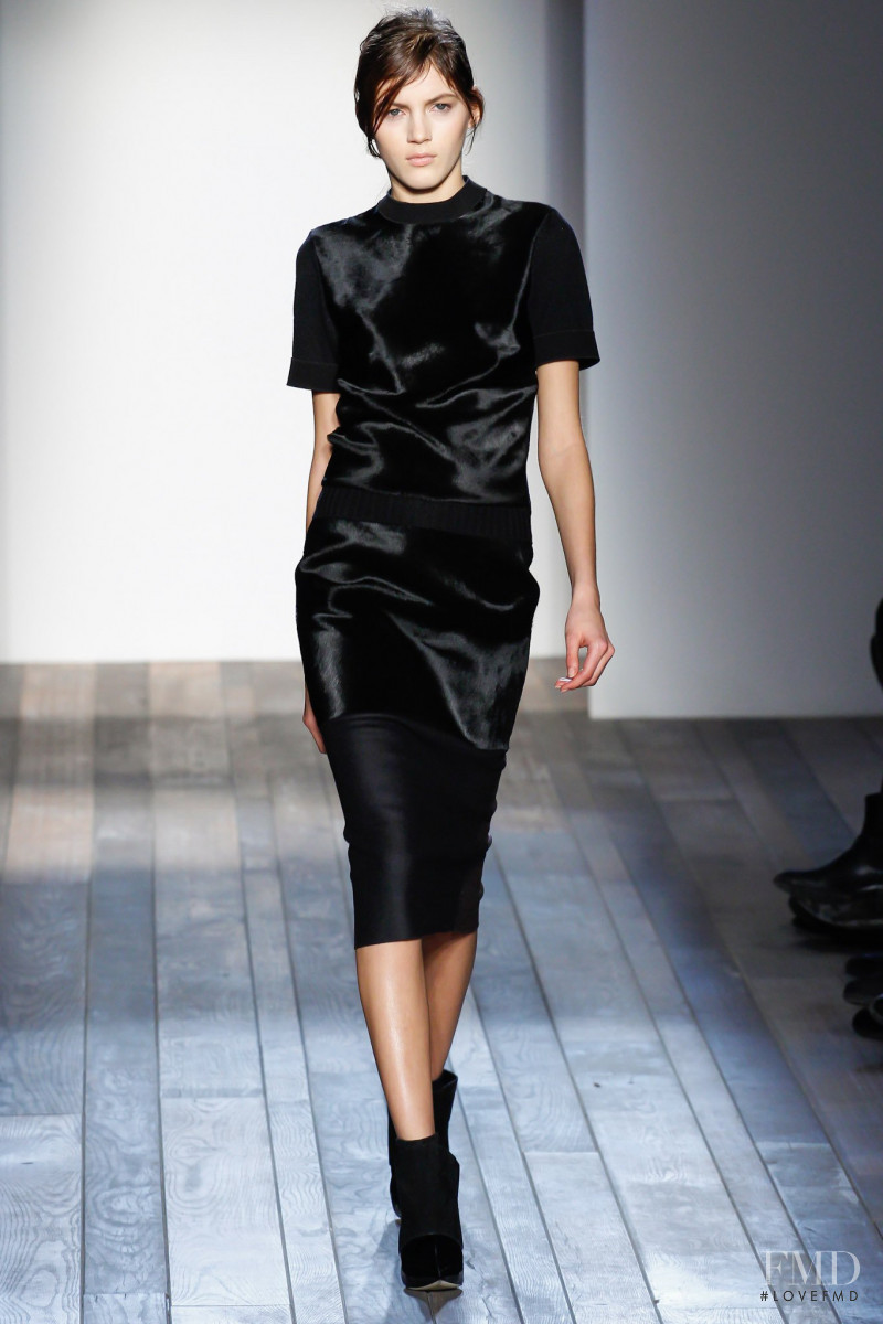 Valery Kaufman featured in  the Victoria Beckham fashion show for Autumn/Winter 2013
