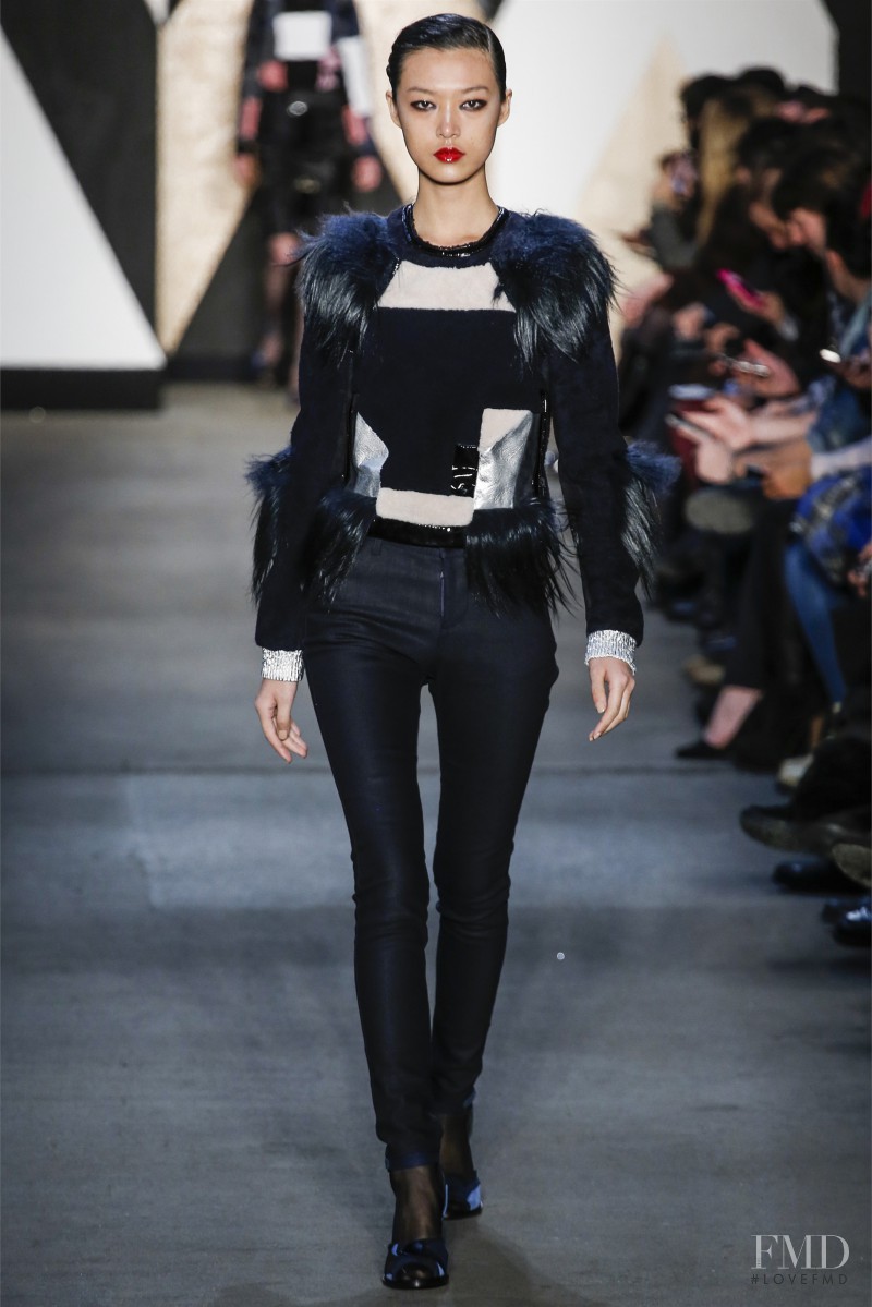 Tian Yi featured in  the Jen Kao fashion show for Autumn/Winter 2013