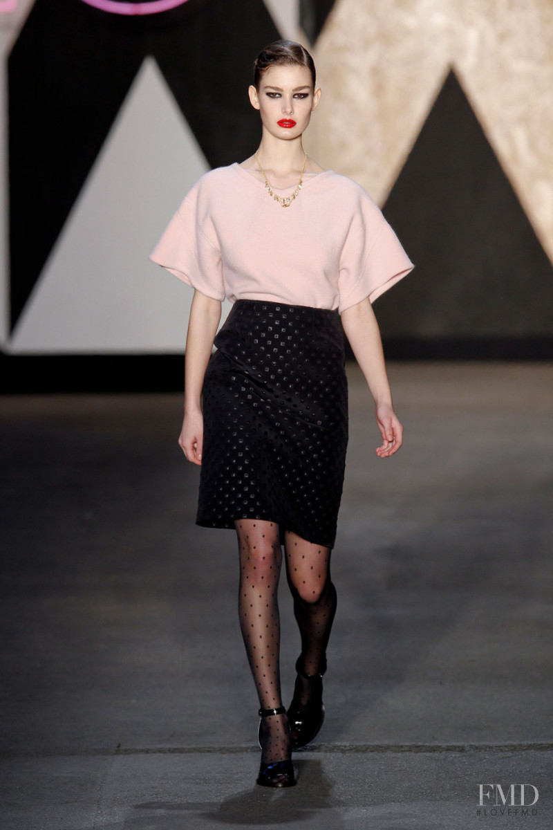 Ophélie Guillermand featured in  the Jen Kao fashion show for Autumn/Winter 2013