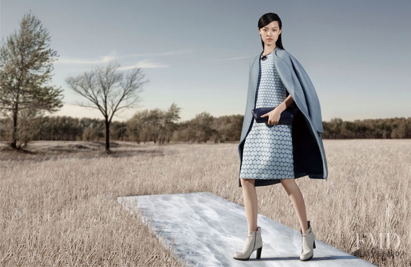 Tian Yi featured in  the Marisfrolg advertisement for Autumn/Winter 2014