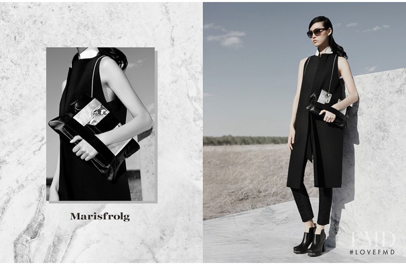 Tian Yi featured in  the Marisfrolg advertisement for Autumn/Winter 2014