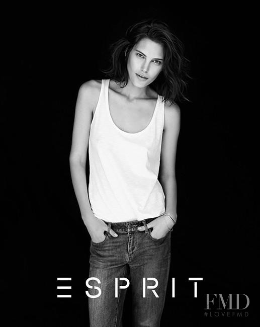 Catherine McNeil featured in  the Esprit Denim advertisement for Spring/Summer 2013