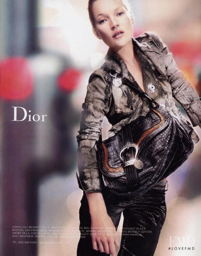 Kate Moss featured in  the Christian Dior advertisement for Autumn/Winter 2006