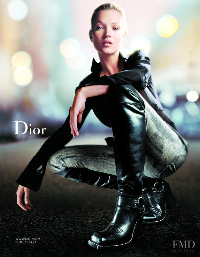 Kate Moss featured in  the Christian Dior advertisement for Autumn/Winter 2006