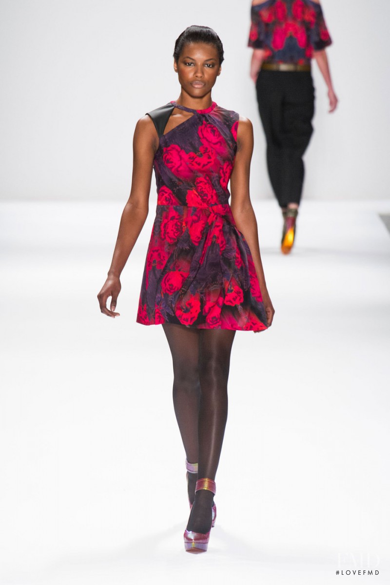 Sharam Diniz featured in  the Nanette Lepore fashion show for Autumn/Winter 2013
