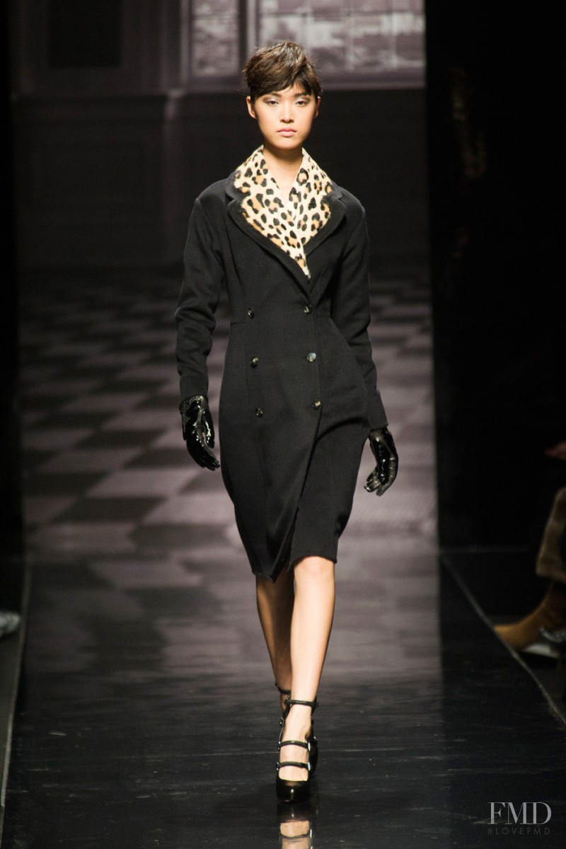 Tian Yi featured in  the Ermanno Scervino fashion show for Autumn/Winter 2013