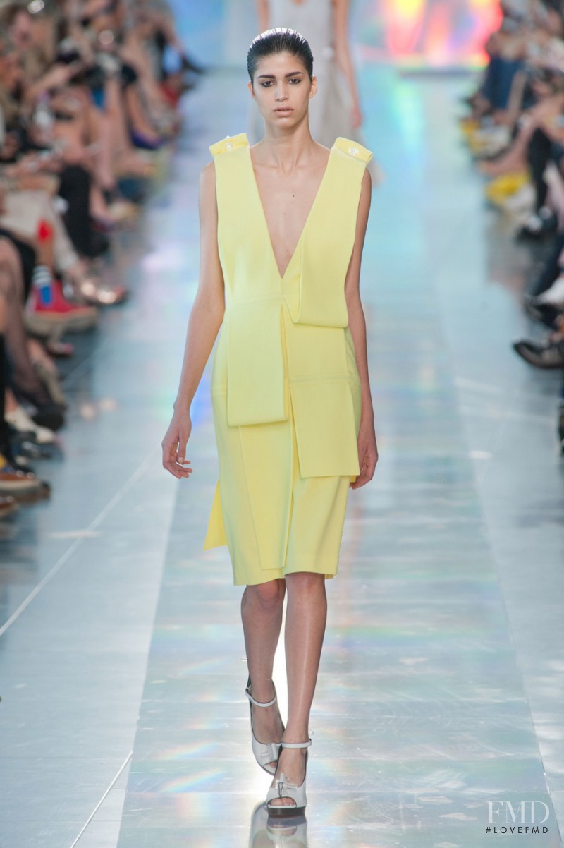 Mica Arganaraz featured in  the Christopher Kane fashion show for Spring/Summer 2013