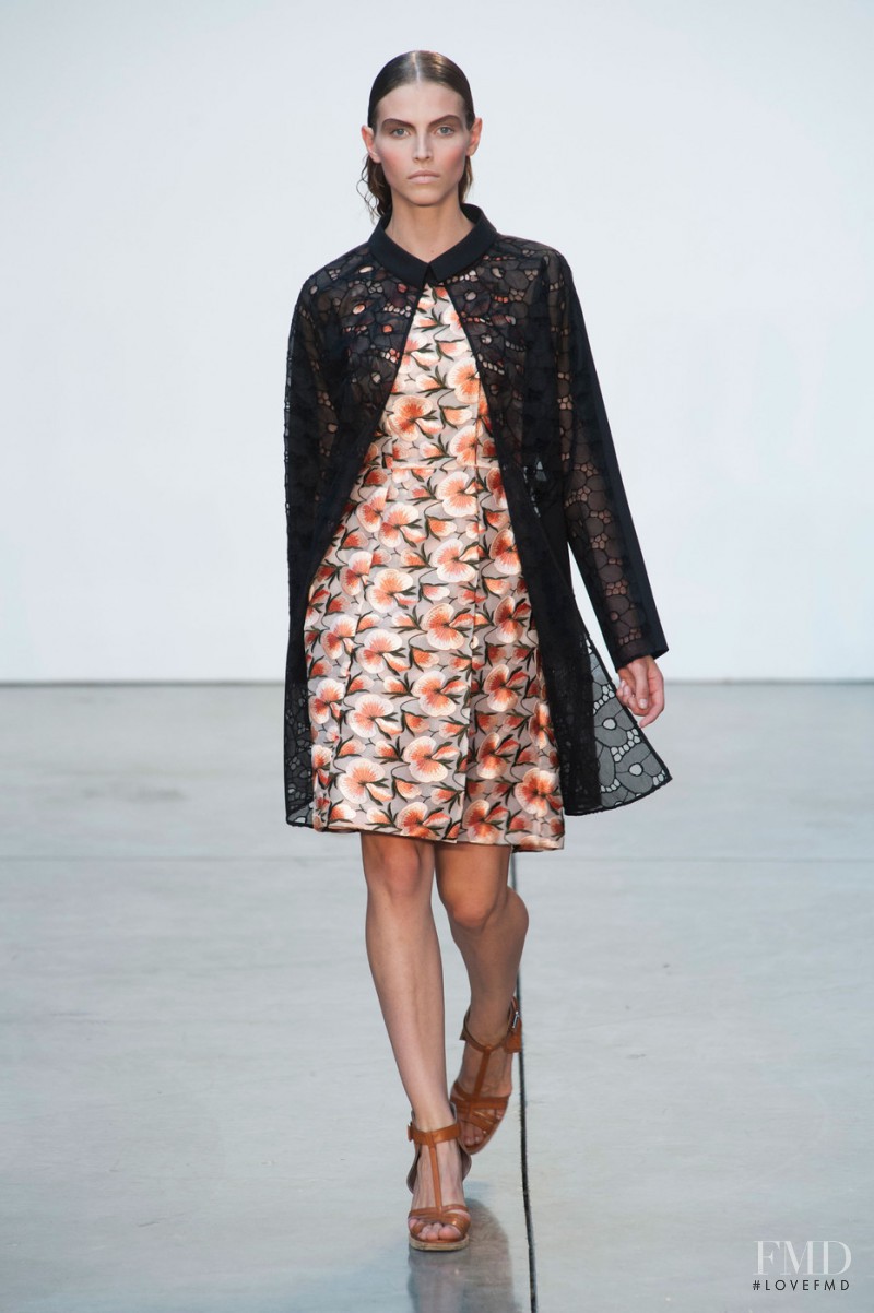 Karlina Caune featured in  the Thakoon fashion show for Spring/Summer 2013