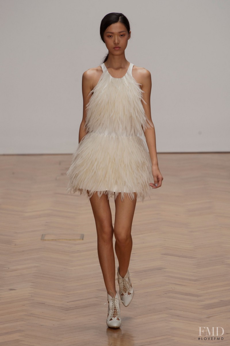 Tian Yi featured in  the Sass & Bide fashion show for Spring/Summer 2013