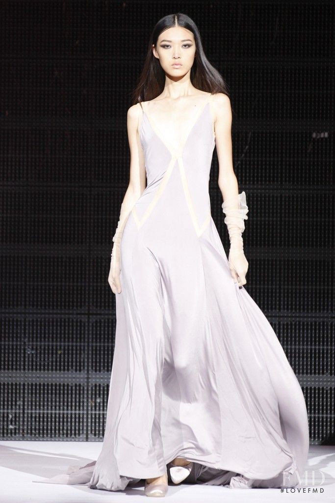 Tian Yi featured in  the Arise fashion show for Spring/Summer 2012