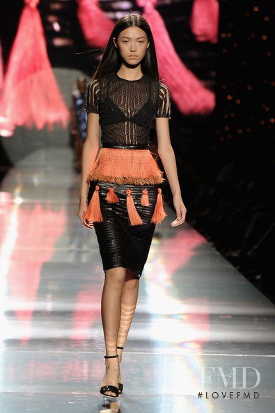 Tian Yi featured in  the Arise fashion show for Spring/Summer 2013