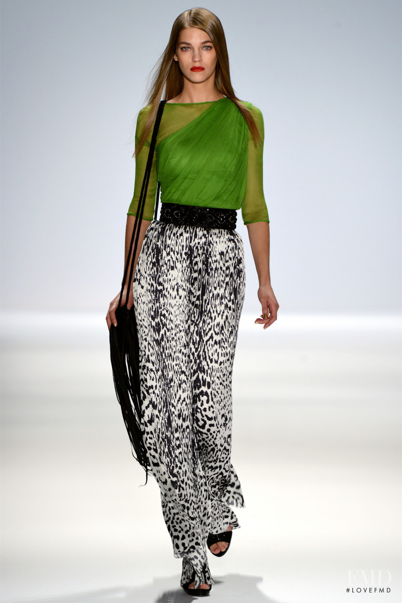 Samantha Gradoville featured in  the Carlos Miele fashion show for Spring/Summer 2013