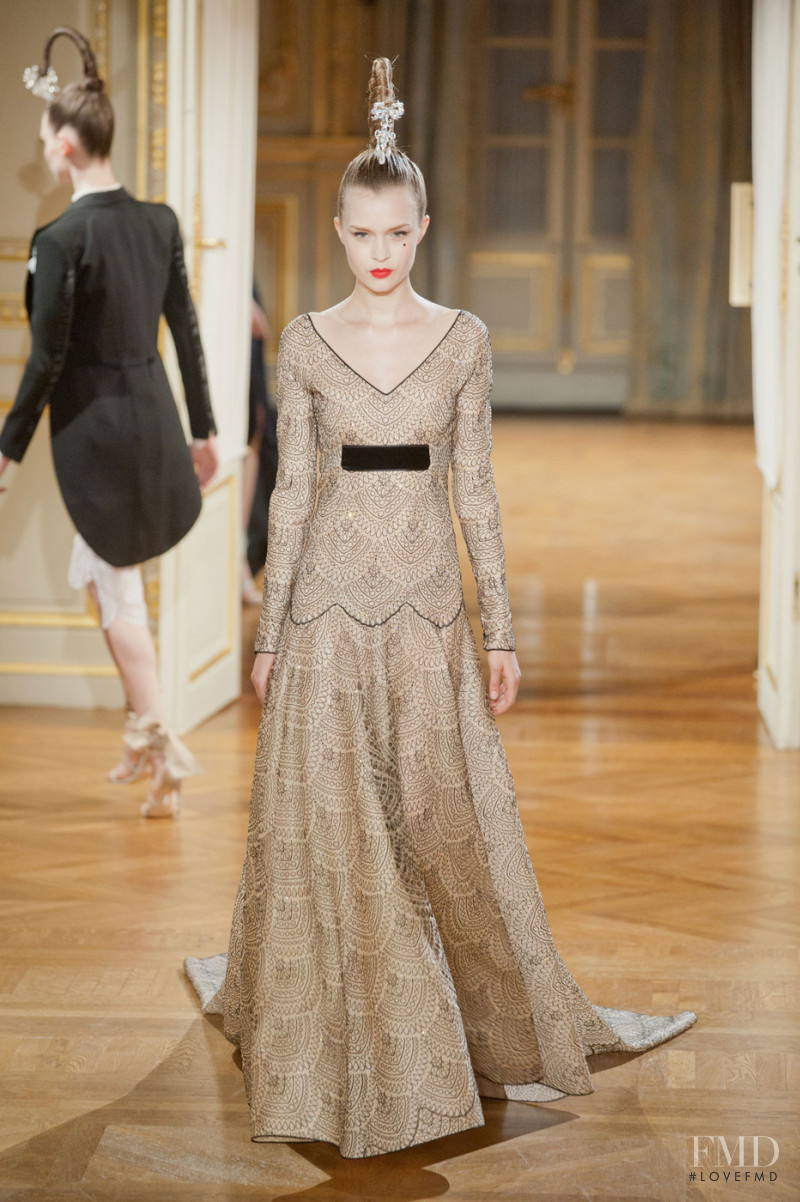 Josephine Skriver featured in  the Alexis Mabille fashion show for Autumn/Winter 2012