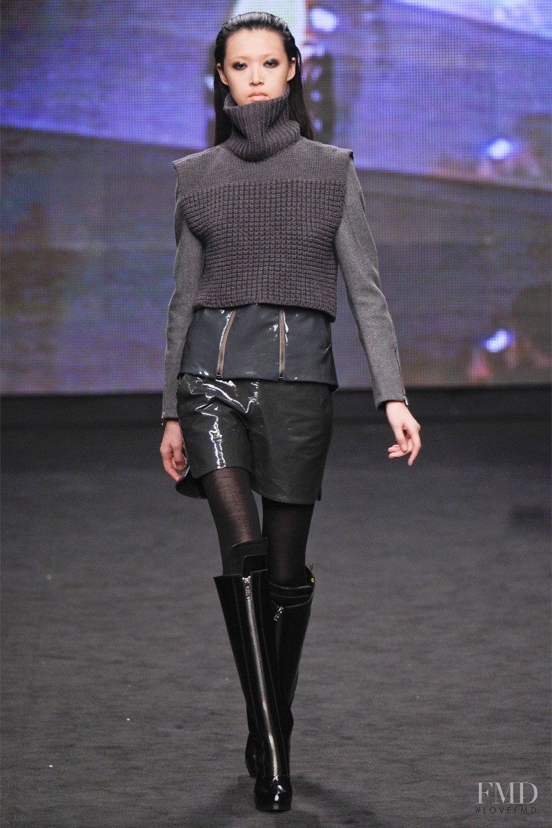 Tian Yi featured in  the C’N’C CoSTUME NATIONAL fashion show for Autumn/Winter 2012