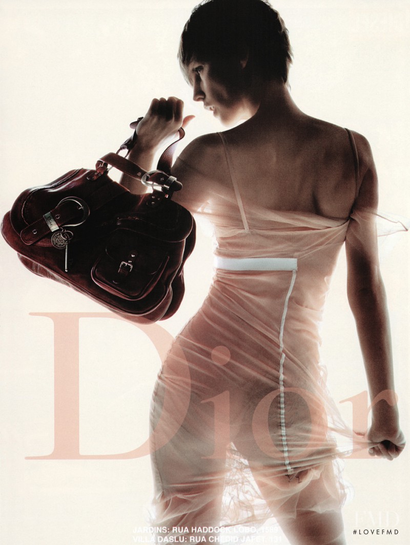 Stella Tennant featured in  the Christian Dior advertisement for Spring/Summer 2006