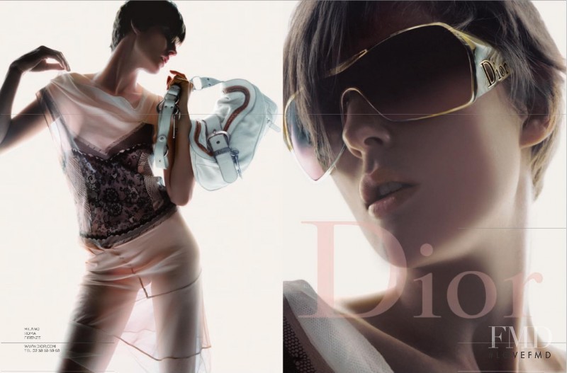 Stella Tennant featured in  the Christian Dior advertisement for Spring/Summer 2006