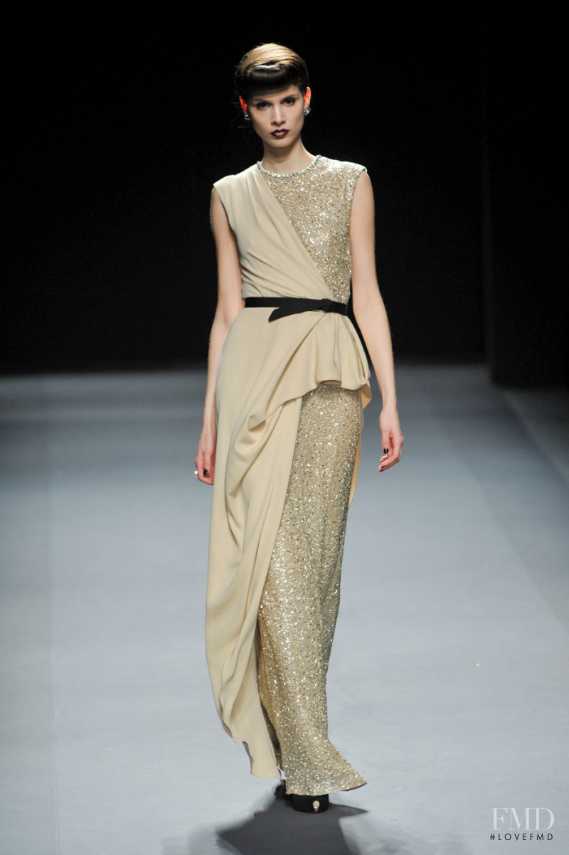 Brenda Kranz featured in  the Jenny Packham fashion show for Autumn/Winter 2012