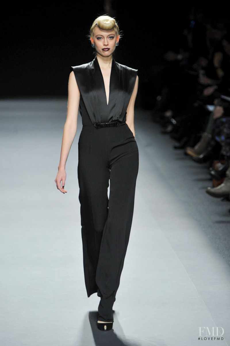 Anna Zanovello featured in  the Jenny Packham fashion show for Autumn/Winter 2012