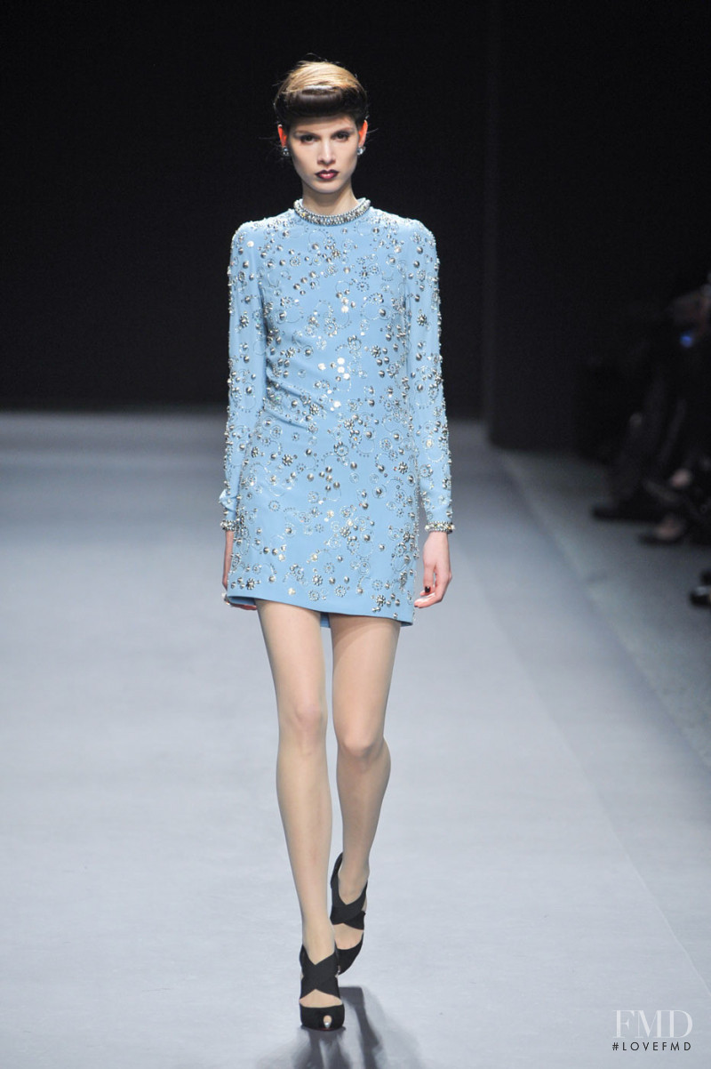 Brenda Kranz featured in  the Jenny Packham fashion show for Autumn/Winter 2012