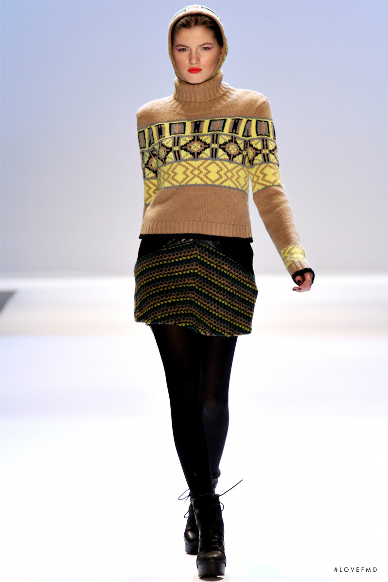 Valery Kaufman featured in  the Charlotte Ronson fashion show for Autumn/Winter 2012