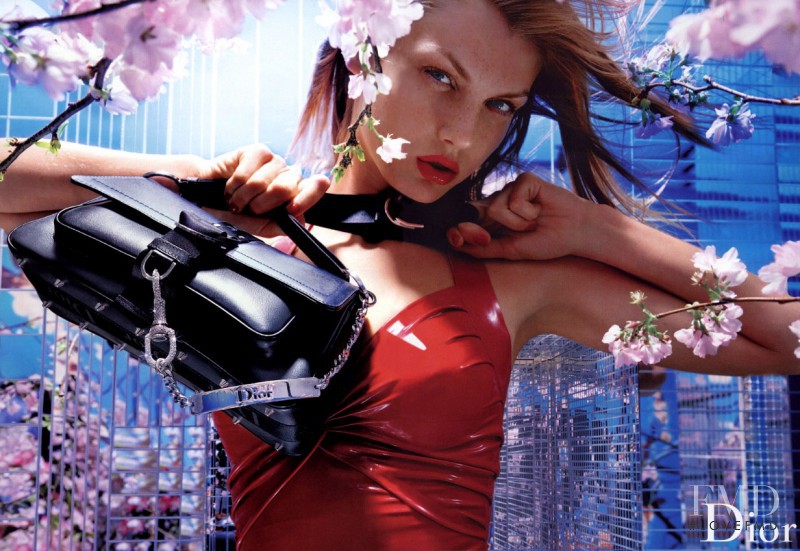 Angela Lindvall featured in  the Christian Dior advertisement for Autumn/Winter 2003