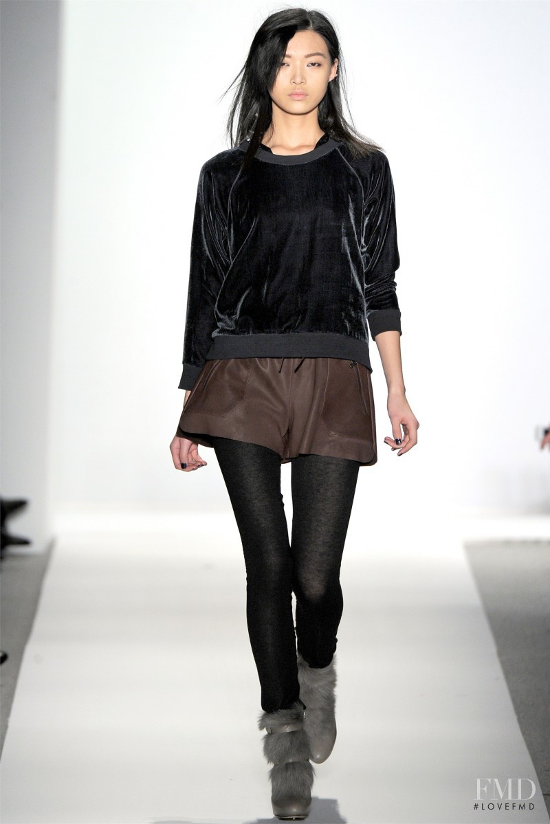 Tian Yi featured in  the Rebecca Taylor fashion show for Autumn/Winter 2012