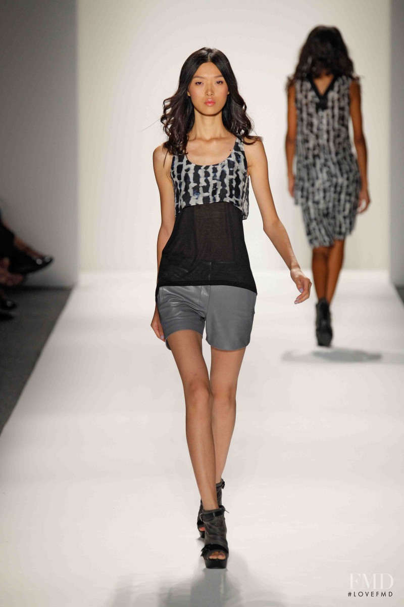 Tian Yi featured in  the Emerson fashion show for Spring/Summer 2012