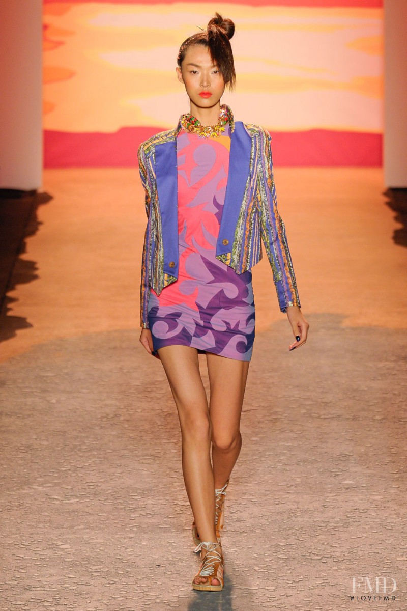 Tian Yi featured in  the Jen Kao fashion show for Spring/Summer 2012