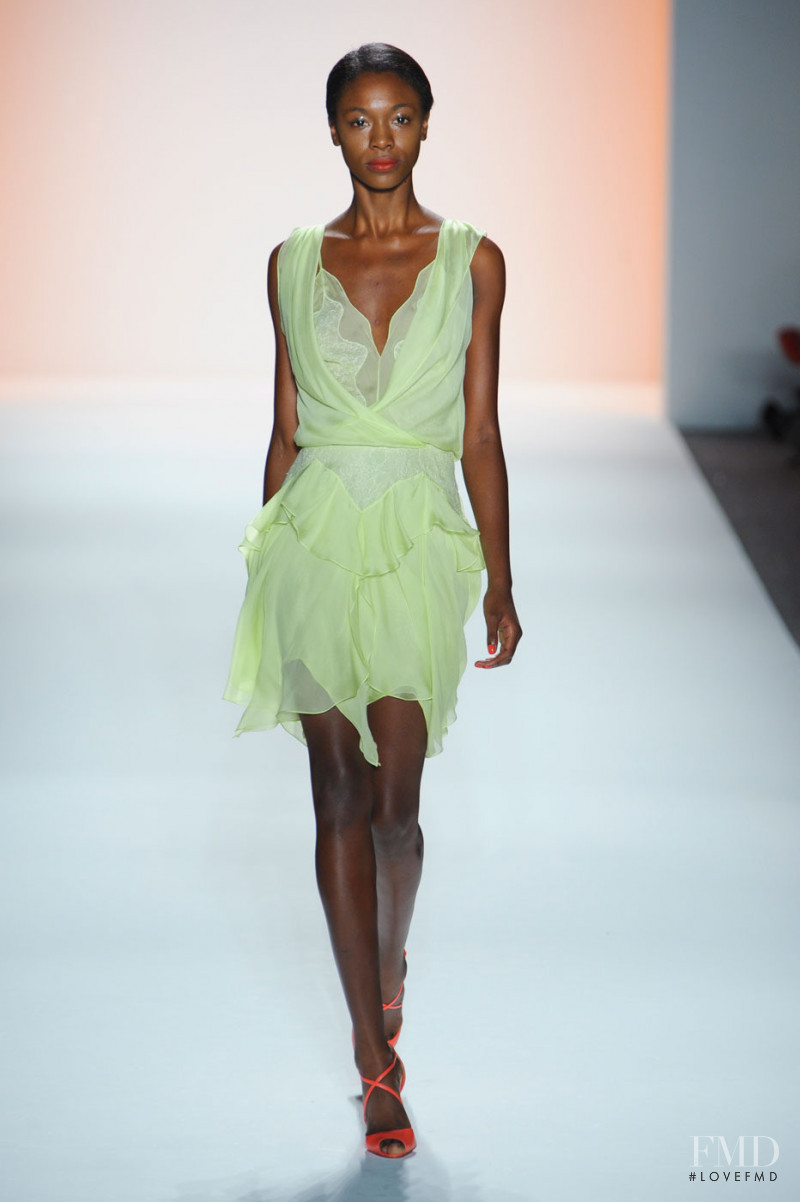 Samira Carvalho featured in  the Jenny Packham fashion show for Spring/Summer 2012