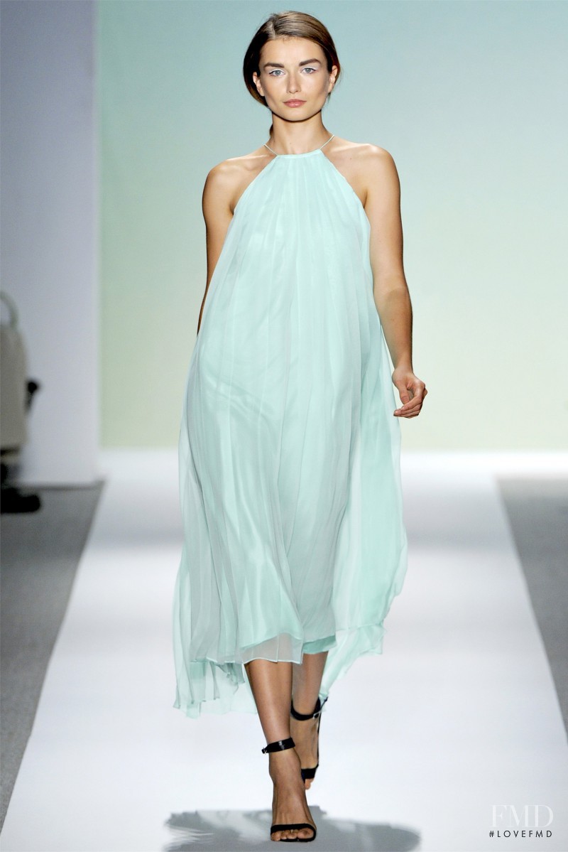 Andreea Diaconu featured in  the Tibi fashion show for Spring/Summer 2012