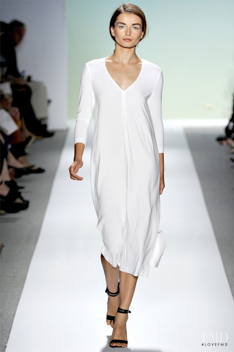 Andreea Diaconu featured in  the Tibi fashion show for Spring/Summer 2012