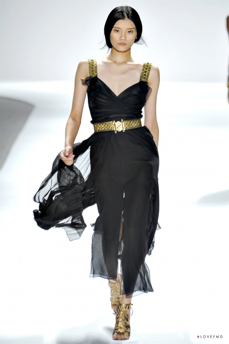 Ming Xi featured in  the Elie Tahari fashion show for Spring/Summer 2012