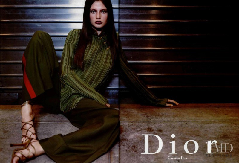 Linnea Marklund featured in  the Christian Dior advertisement for Spring/Summer 1999