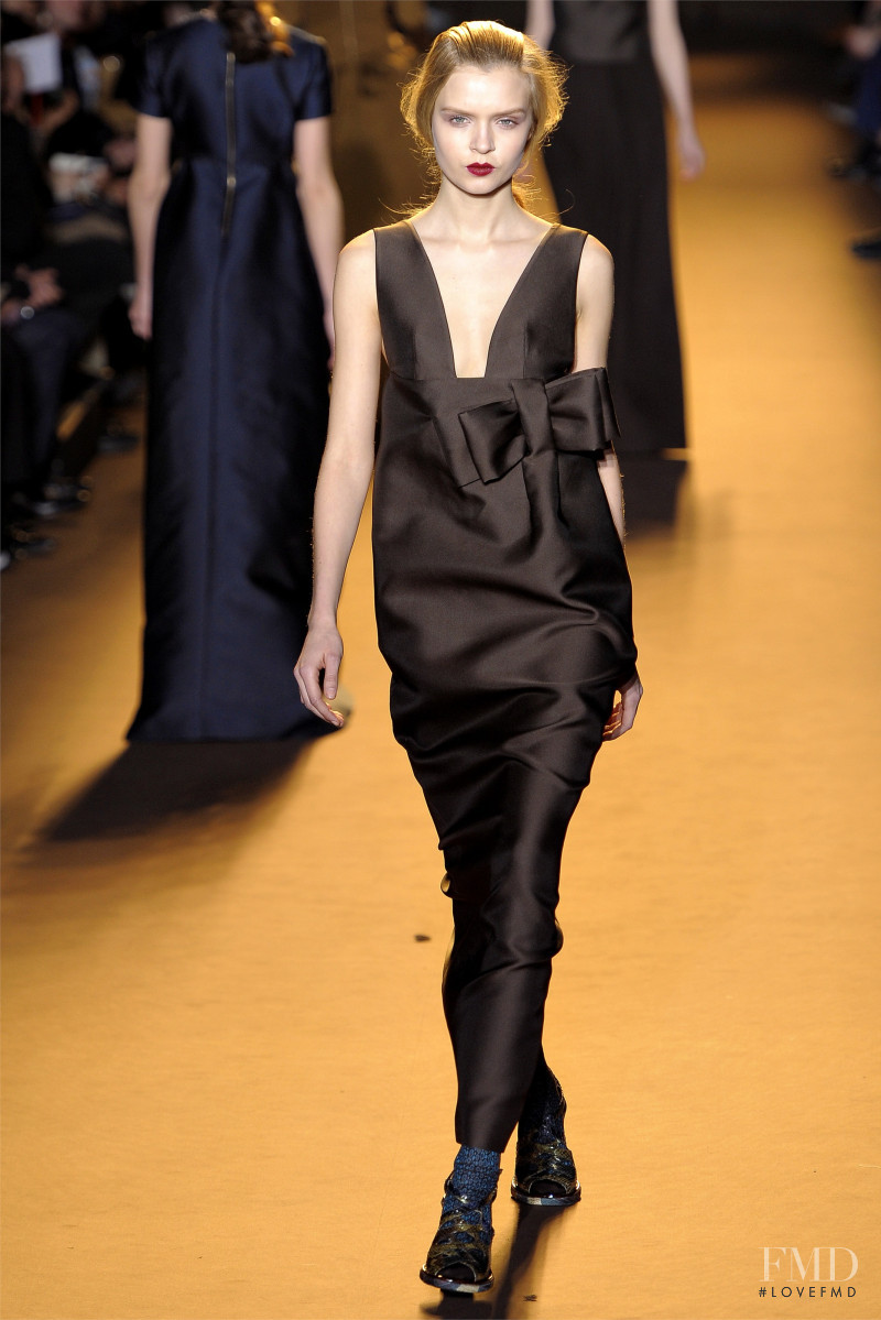 Josephine Skriver featured in  the Rochas fashion show for Autumn/Winter 2012