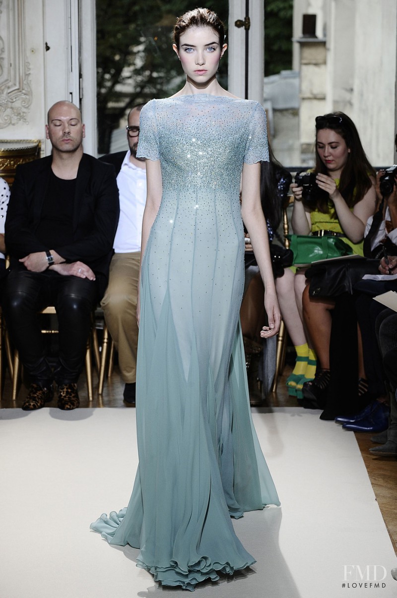 Grace Hartzel featured in  the Georges Hobeika fashion show for Autumn/Winter 2012