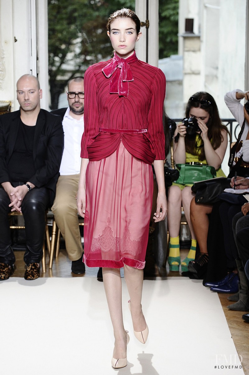 Grace Hartzel featured in  the Georges Hobeika fashion show for Autumn/Winter 2012