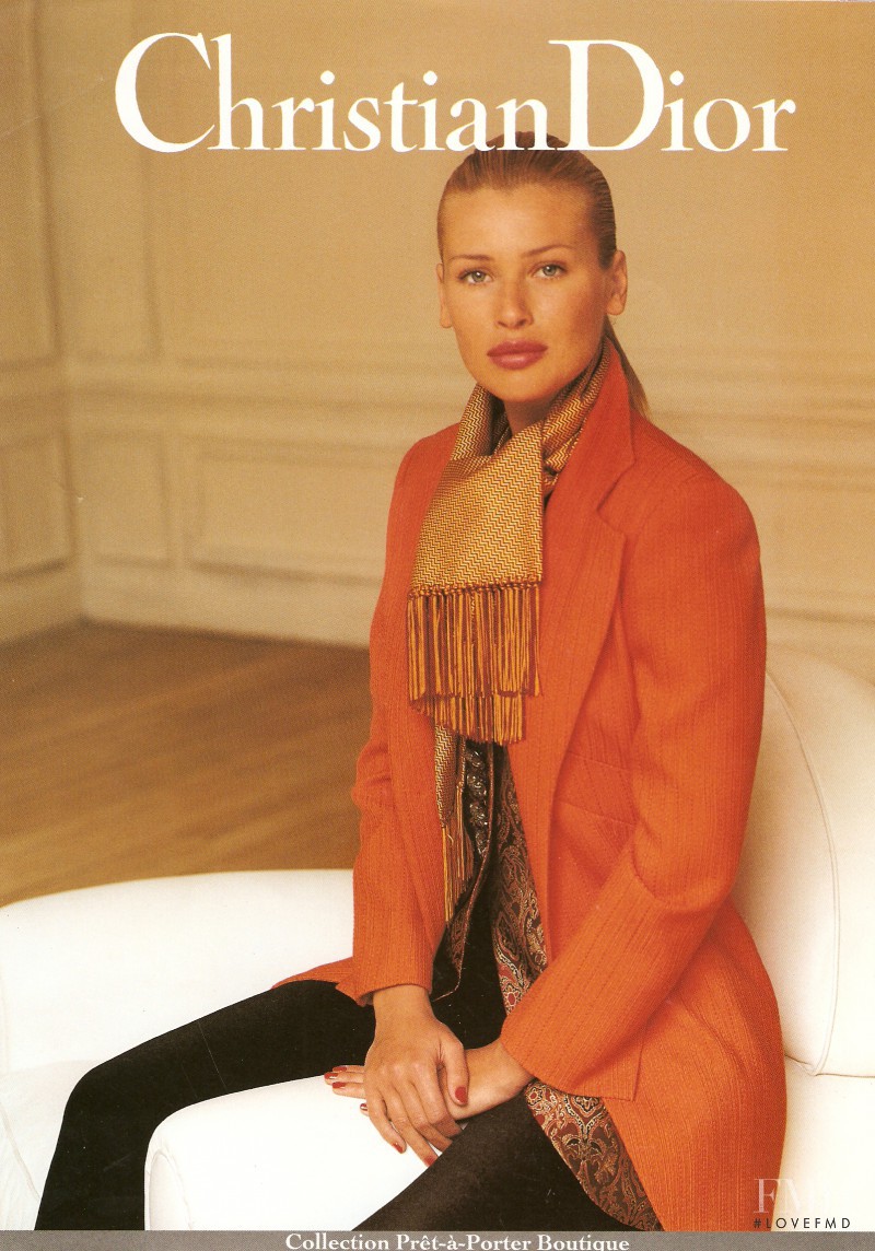 Daniela Pestova featured in  the Christian Dior advertisement for Autumn/Winter 1994