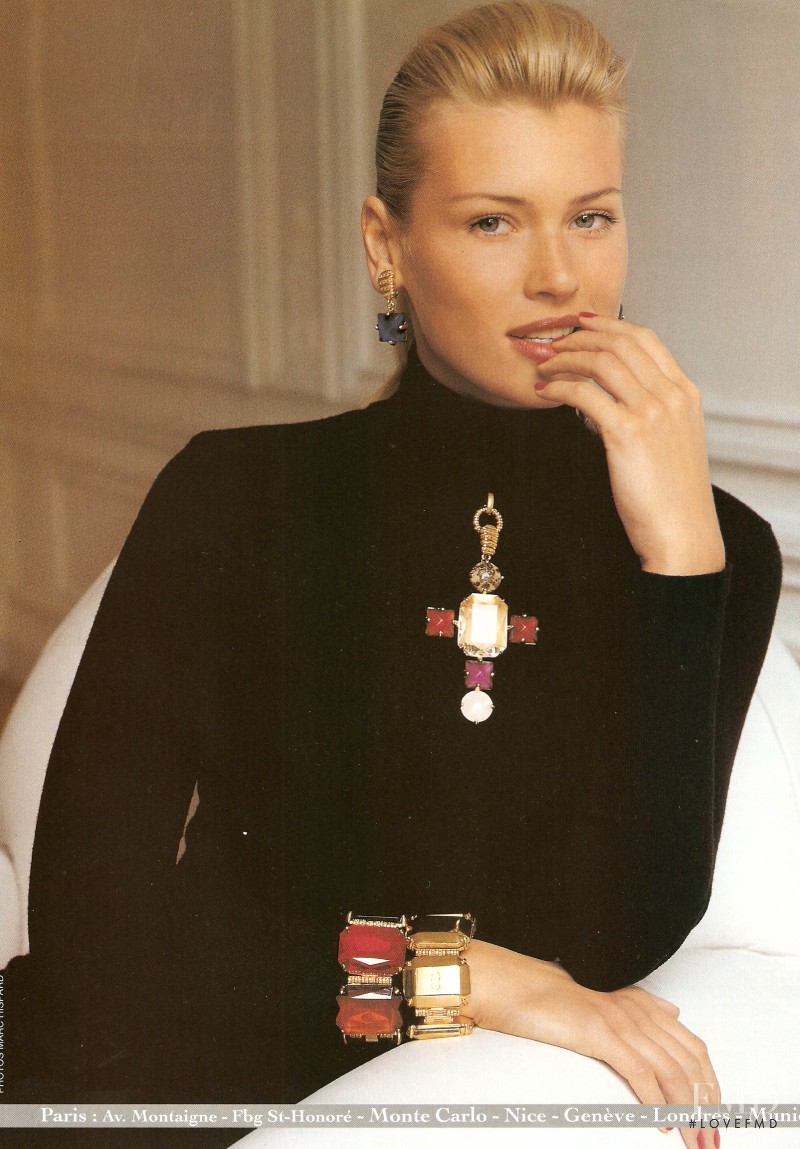 Daniela Pestova featured in  the Christian Dior advertisement for Autumn/Winter 1994