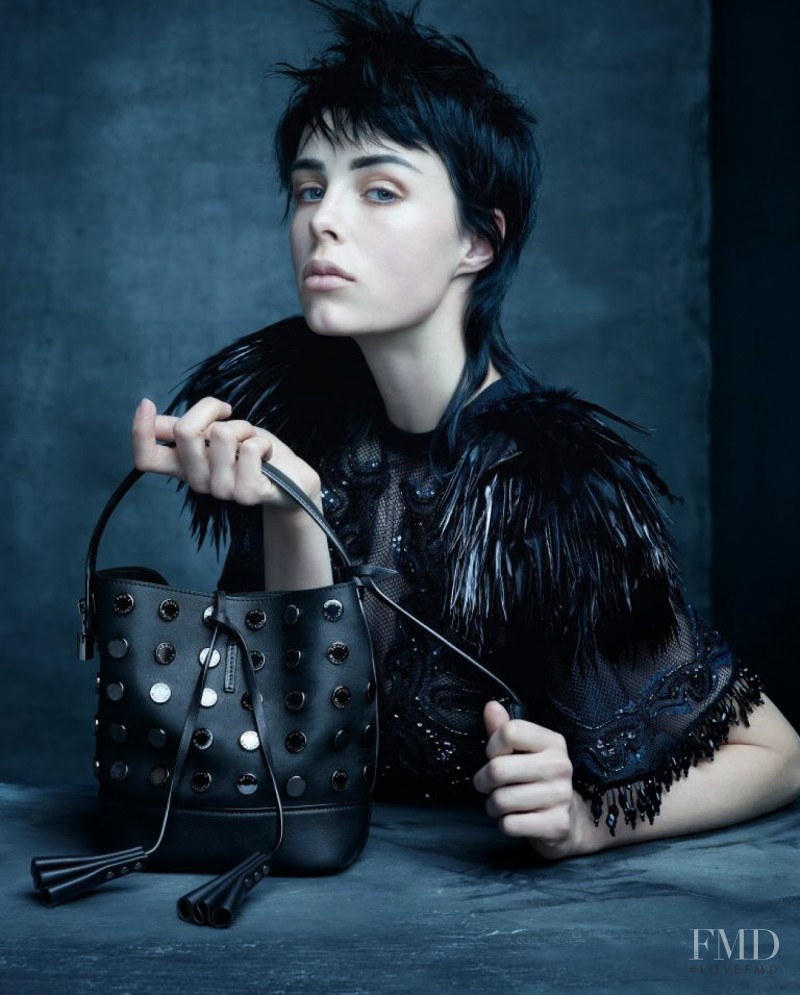 Edie Campbell featured in  the Louis Vuitton advertisement for Spring/Summer 2014