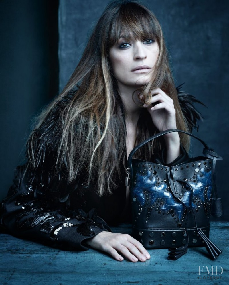 Caroline de Maigret featured in  the Louis Vuitton advertisement for Spring/Summer 2014