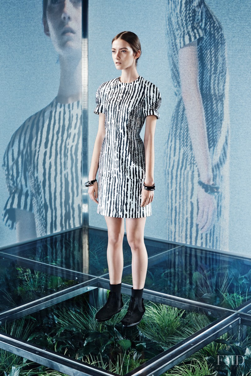 Kasia Jujeczka featured in  the Balenciaga fashion show for Pre-Fall 2014