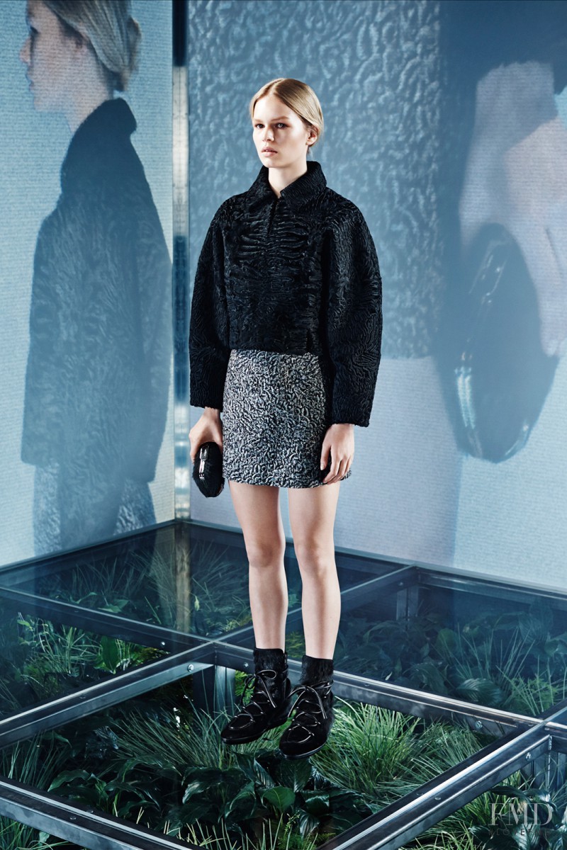 Anna Ewers featured in  the Balenciaga fashion show for Pre-Fall 2014