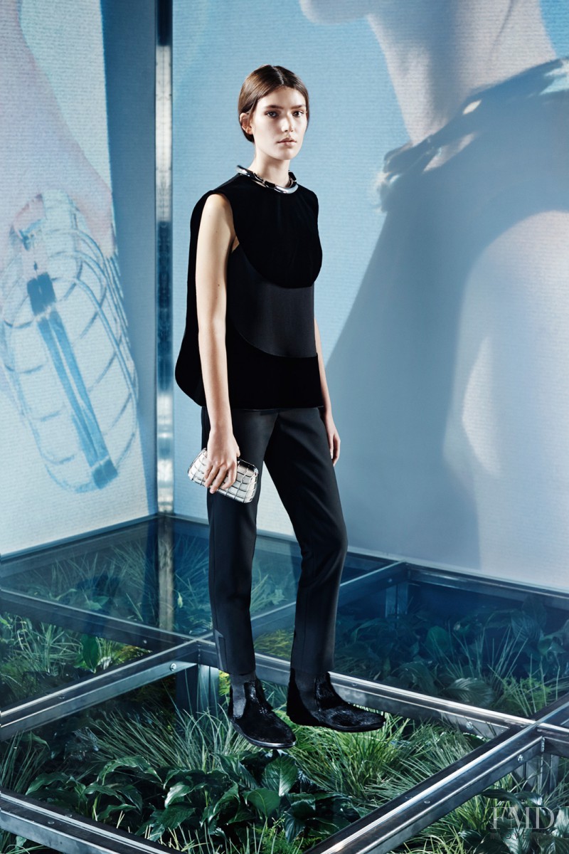 Zuzu Tadeushuk featured in  the Balenciaga fashion show for Pre-Fall 2014