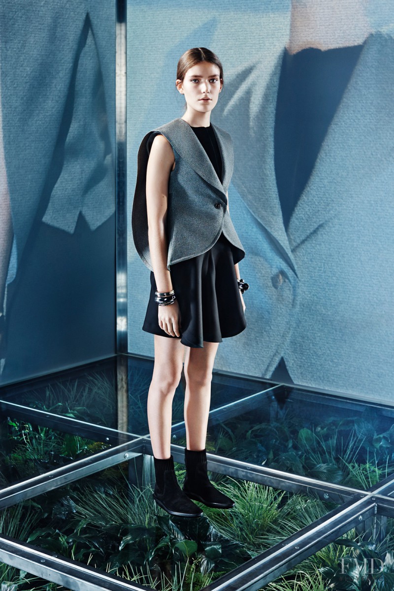 Zuzu Tadeushuk featured in  the Balenciaga fashion show for Pre-Fall 2014